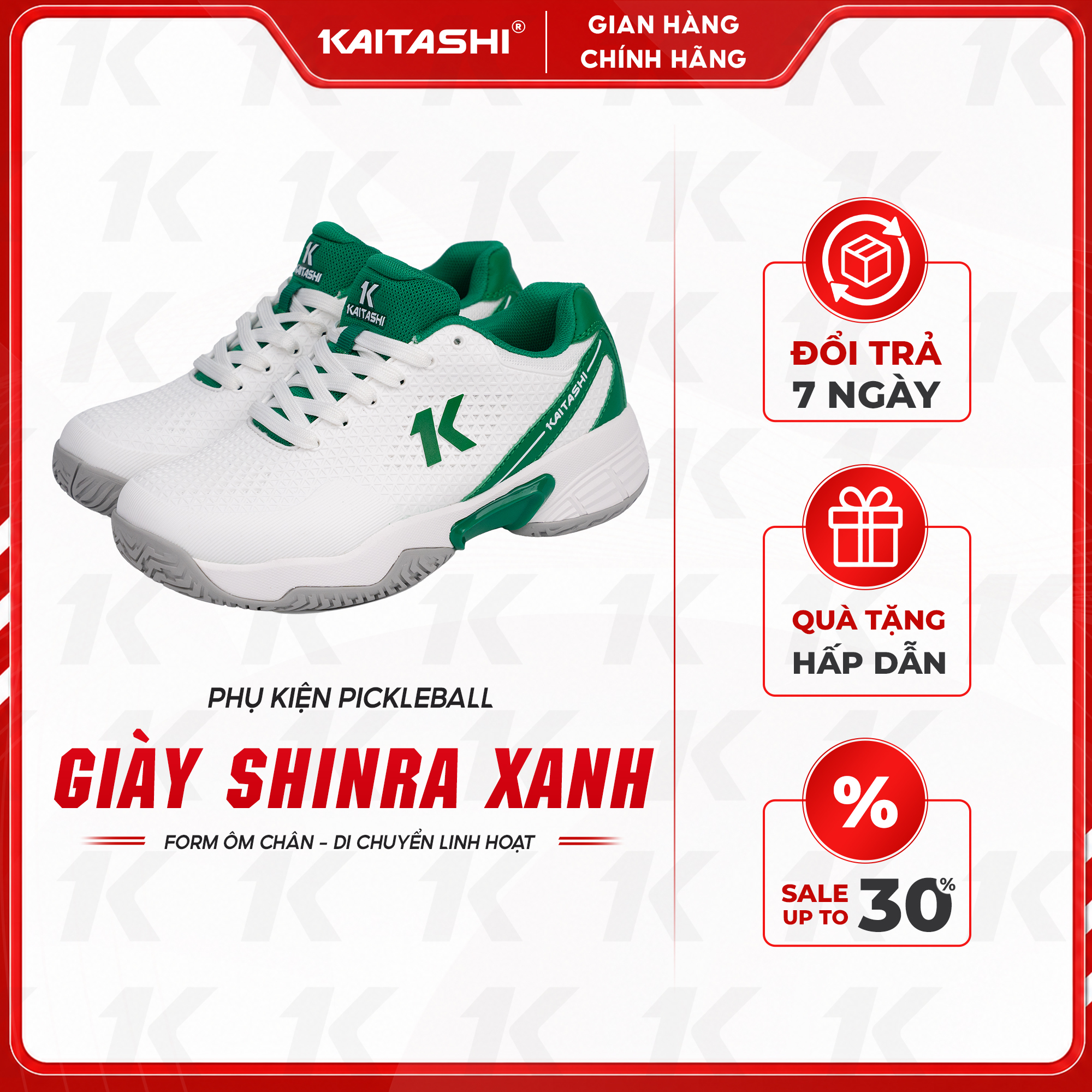 GIÀY PICKLEBALL KAITASHI SHINRA - GREEN