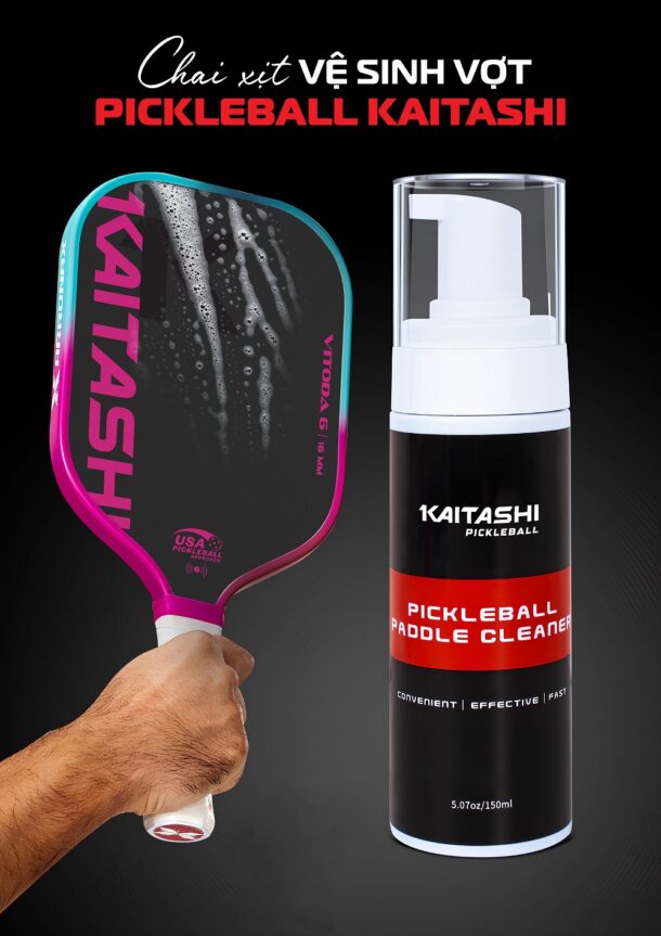 CHAI XỊT VỆ SINH VỢT PICKLEBALL KAITASHI 150 ML