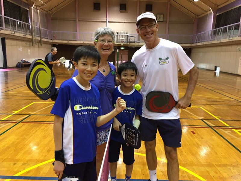 Vợt pickleball bên Nhật còn khá mới mẻ