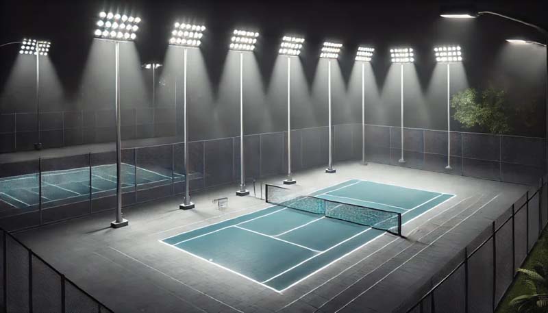 Đèn sân Pickleball: Các tiêu chí chọn mua và chi phí lắp đặt