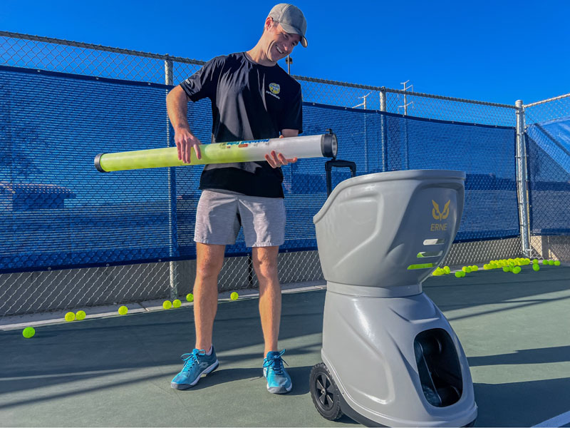 Erne Pickleball Machine - Sở hữu các bài tập chuyên nghiệp