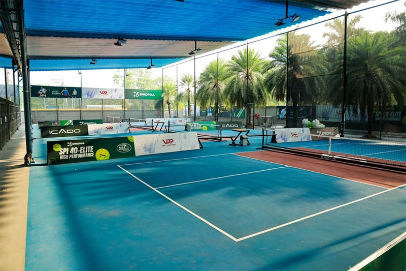 Sân pickleball Saigon VPP có quy mô lên đến 18 sân
