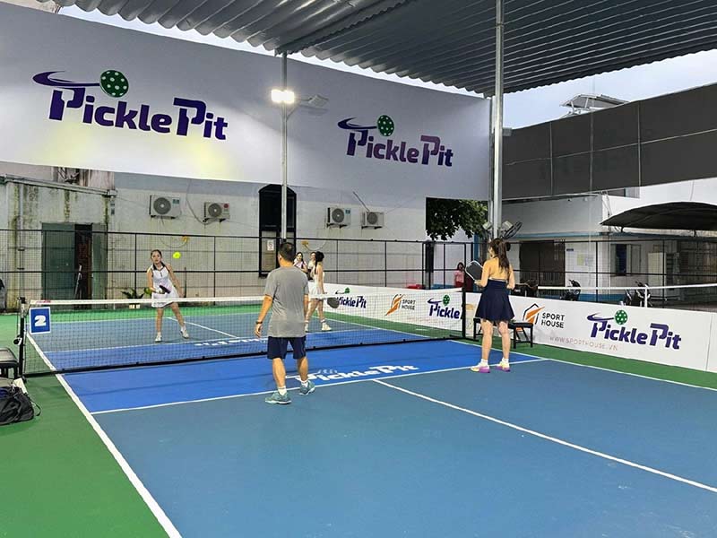 The Pickle Pit - sân pickleball Bắc Ninh nổi bật về chất lượng, tiện nghi