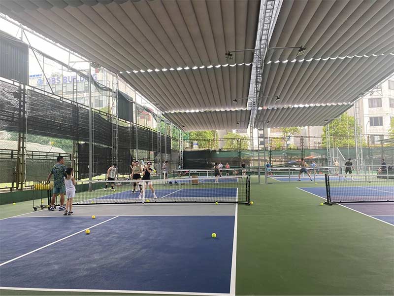 Pickleball Hà Trì hút khách nhờ chất lượng sân tốt cùng mức giá siêu mềm