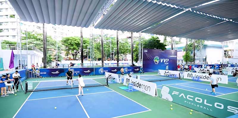 Sân pickleball Hà Nội Nhà Thi Đấu Cầu Giấy