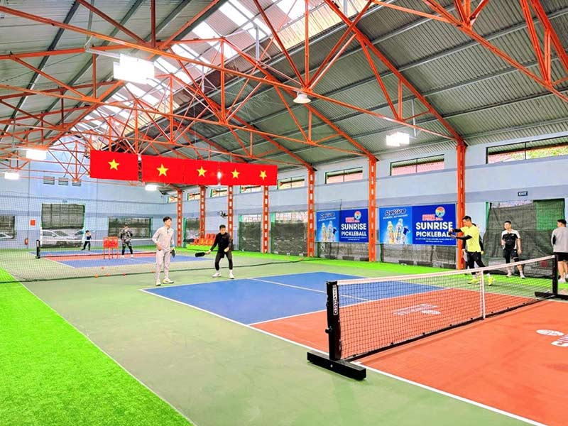 Top 16 sân Pickleball Long Biên chất lượng, có mái che