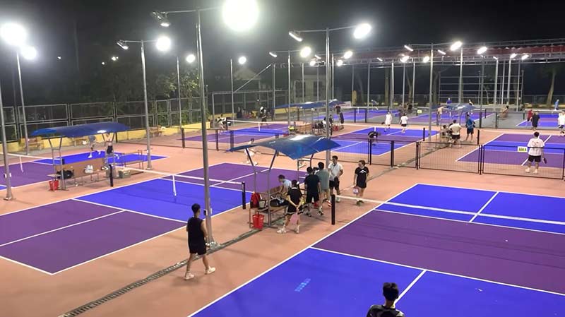 Sân Pickleball Water Tower với chất lượng được đầu tư