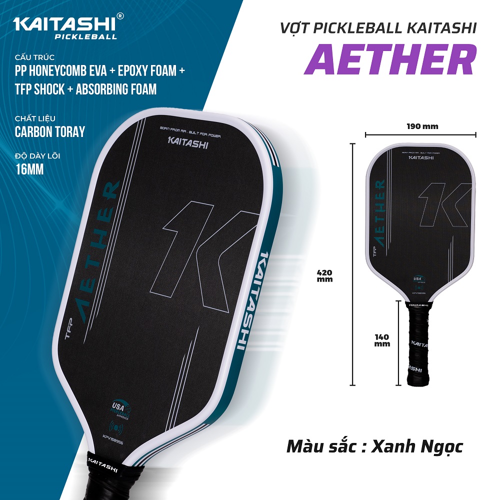 VỢT PICKLEBALL KAITASHI AETHER - Ảnh 7