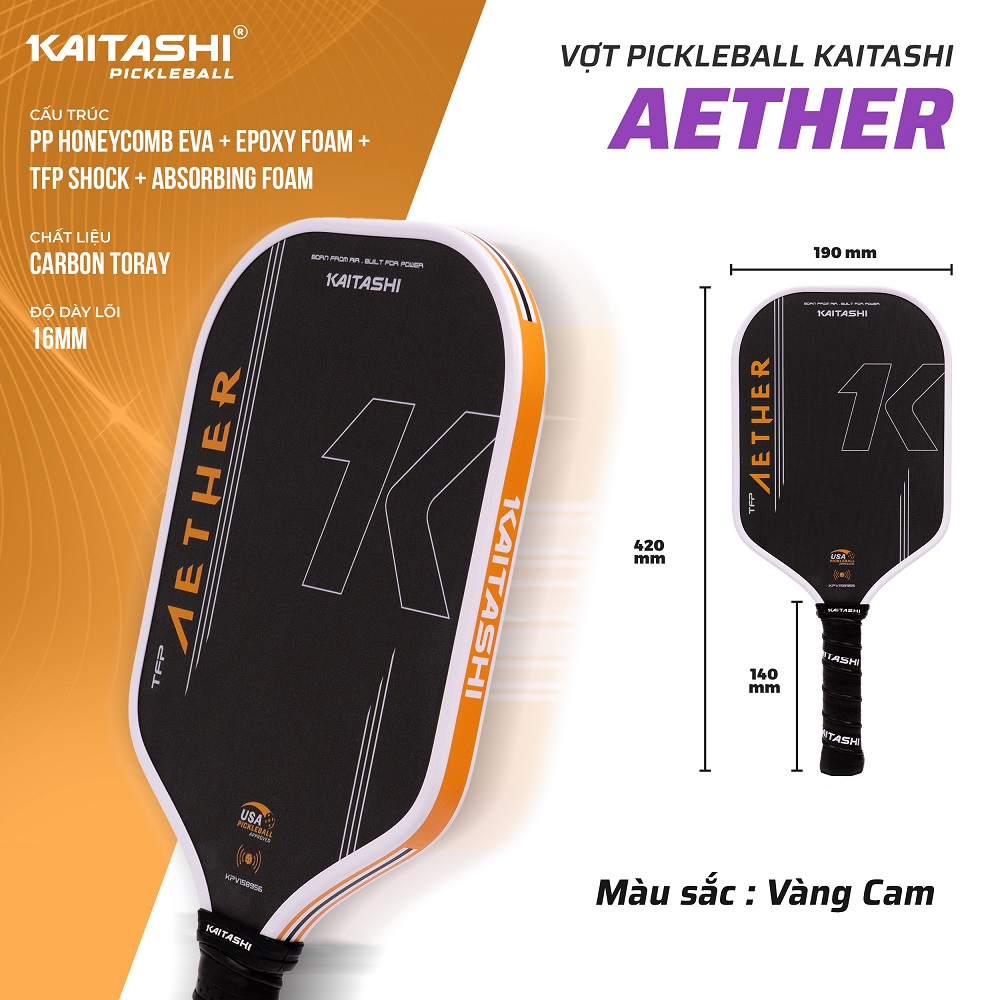 VỢT PICKLEBALL KAITASHI AETHER - Ảnh 8