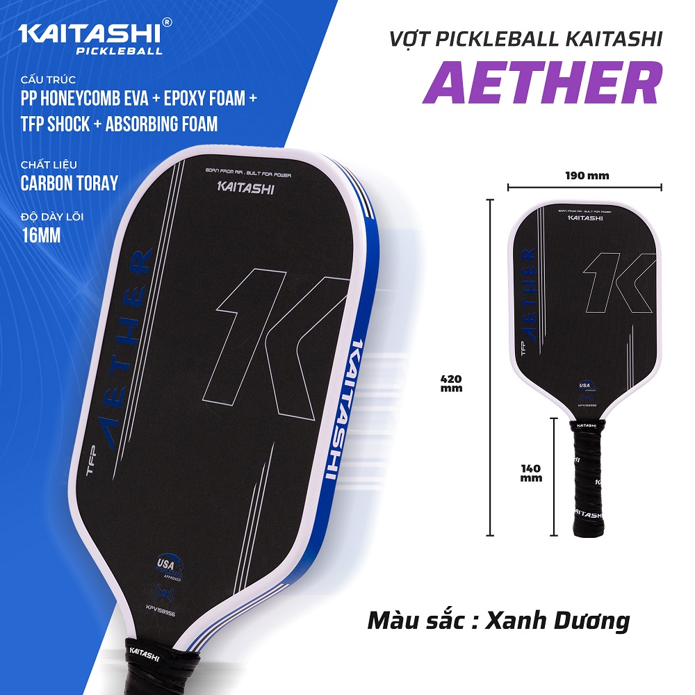 VỢT PICKLEBALL KAITASHI AETHER - Ảnh 10