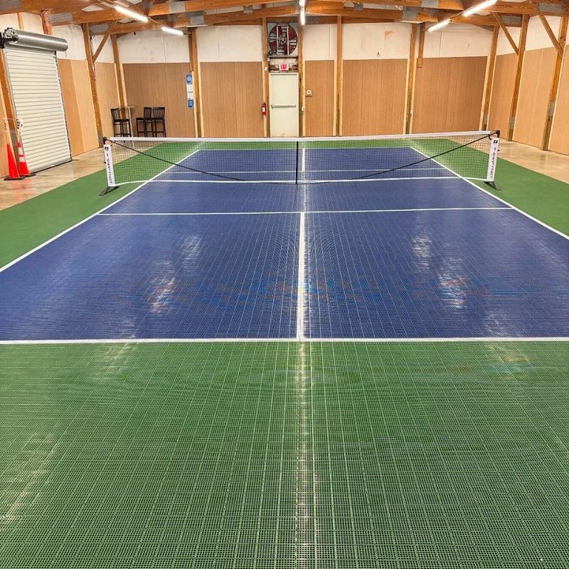 Vật liệu thảm pickleball ngoài trời